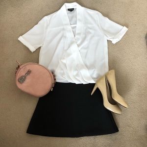 Aqua Black ‘Scuba’ Miniskirt - Sz XS NEVER WORN!